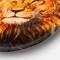 Designart - The Lion of Judah' Animal Circle Metal Wall Art